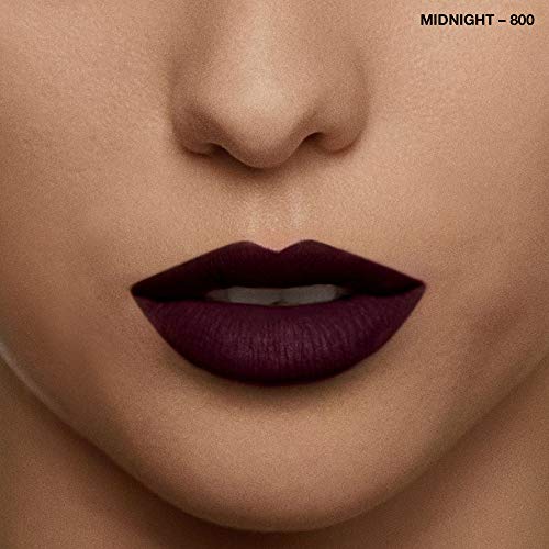 Rimmel Stay Matte Lip Liquid, Midnight, 0.21 Fl Oz (Pack of 4)