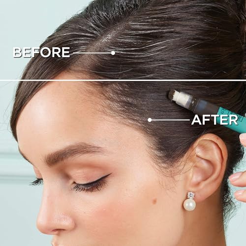 L¡¯Oreal Paris Magic Root Precision Temporary Gray Hair Color Concealer Brush, 4 Dark Brown, 0.05 fl; oz.