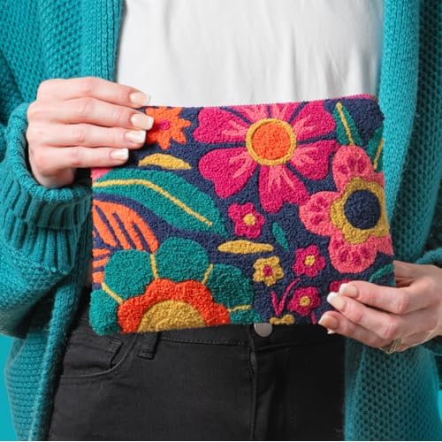 Karma Embroidered Carry All, Retro Floral
