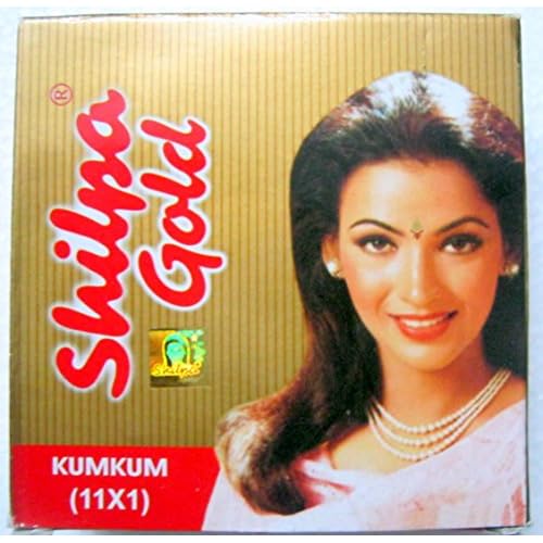 India Traditional Shilpa Gold Kumkum 11 Shades Liquid Bindi