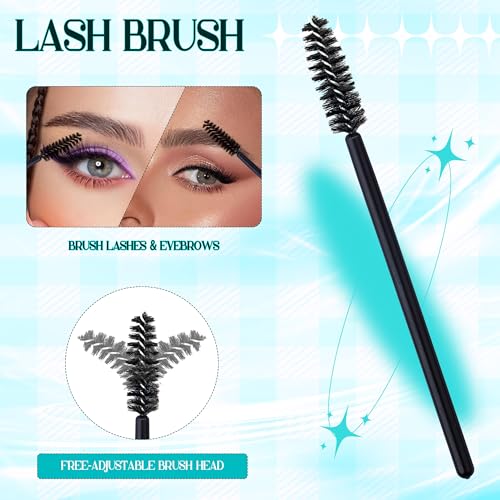 GEMERRY Lash Tweezers Kit 4PCS Lash Applicator Tool DIY Eyelash Tweezers Set Stainless Steel Eyebrow Tweezers with Brush Eyelash Applicator Tool Kit