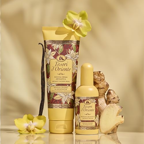 Tesori d'Oriente:"Vaniglia E Zenzero" Madagascar Vanilla and Ginger Shower Cream - 250 Ml (8.45us Fl Oz) [ Italian Import ]