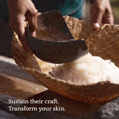 SeaFoam Jasmine Natural Body Butter for Dry Skin 6oz, Deep Moisturizing Cream, Aloe, Shea Butter and Olive Oil, Nourishing Hydration, Salt, Kusamba by QUR
