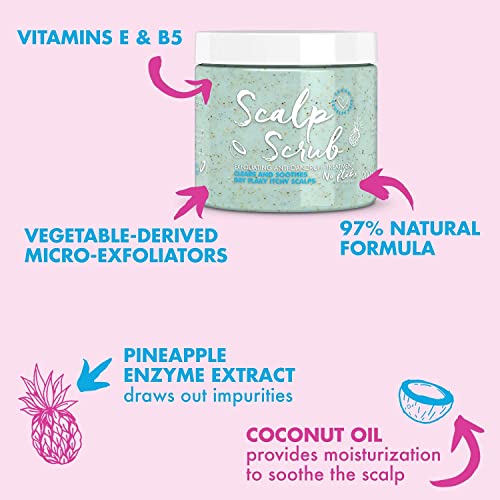 Umberto Giannini Scalp Scrub, Vegan & Cruelty Free Exfoliating Anti-Dandruff Scalp Rescue Scrub, 250g
