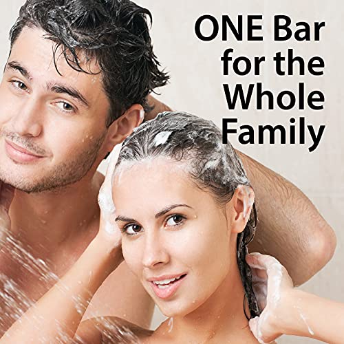 ONE Bar Activated Charcoal 3.5 oz 3 Pack - Shave, Shower, Shampoo, face, beard, body, hair/scalp, SuperFAT ¡°oil¡± Infused: Avocado, Mango, Olive, Coconut, Argan, Moisturizing and Nourishing Oil.