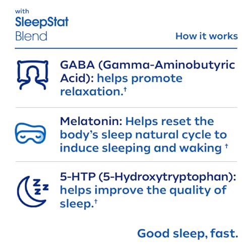 Dream Water Sleep Aid Supplement Drink; Melatonin 5mg, GABA, 5-HTP; Zero Sugar, Natural Flavors, No Added Colors, 2.5 oz Liquid Sleep Shots, Snoozeberry, 4-Count