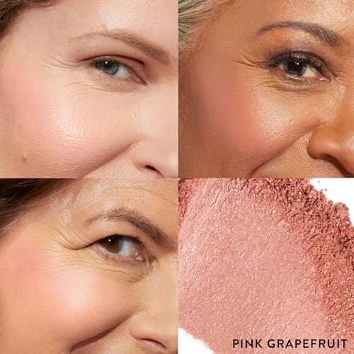LAURA GELLER Baked Blush-n-Brighten in Pink Grapefruit with Angled Blush Brush ? 2-Piece Set