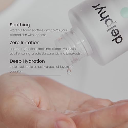 Liposome Waterful Toner, Soothing & Hydrating Toner for Sensitive Skin with Centella Asiatica TECA, Korean Skincare for Trouble Care (6.76 fl. oz, 200ml)