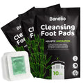 Bandoo Foot Pads ? Premium Natural Bamboo Vinegar & Tourmaline Material, Japanese Foot Care for Men & Women - 30 Count