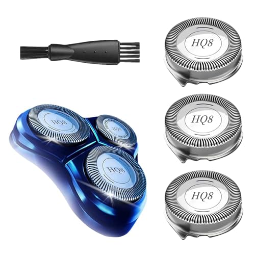 HQ8 Replacement Heads for Philips Norelco - 3 Pcs HQ8 Blades for Norelco Aquatec Shavers PT720 PT730 AT810 AT815 AT830 AT880