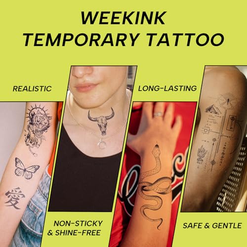 Black & White Butterfly Temporary Tattoos ? 15 Customizable Butterfly Temp Tattoo with Detailed Linework, Waterproof & Realistic, Lasting for 2 Weeks