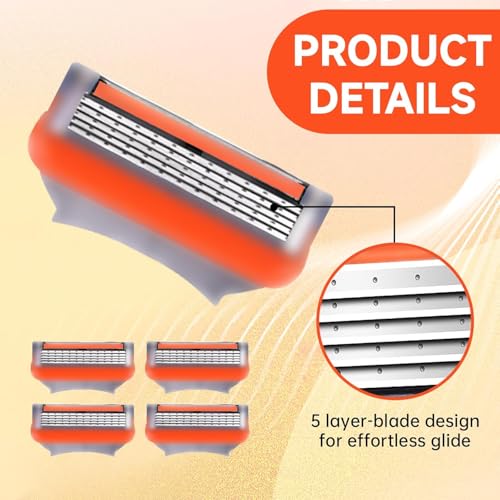 Facial Epilator for Women, Painless Electric Razors for Silk Skin, Portable Facial/Bikini Area/Underarm/arm/Leg Hair Removal Device - IPX7 Waterproof&Easy Cleaning, Ceramic Blade, Gifts for Her