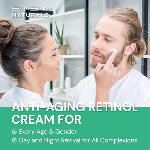 Retinol Cream for Face: Anti-Wrinkle Moisturizer for Deep Wrinkles, Dry Skin & Neck Firming for Men & Women
