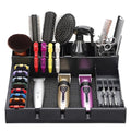 Large Barber Station Organizer for Corded Clippers & Guards, Barber Clipper Tray Anti-slip Hair Trimmer Holder, Multifunctional Detachable Hairdressing Tool Holder, Salon Haircut Supplies Storage Case