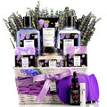 Gift Baskets for Women, Valentines Day Gifts for Her, Spa Gifts for Women ? Lavender & Lilac Bath Set Soap, Bath Bomb, Jojoba Oil, Lip Balm Bath and Body Gifts for Mom
