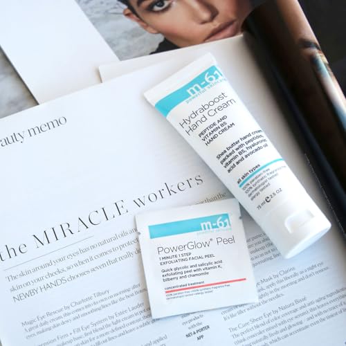 m-61 Hydraboost Hand Cream | Fast-Absorbing, Fragrance-Free Hand Cream with Shea Butter, Hyaluronic Acid, and Vitamin E - 2.5 Fl. Oz.