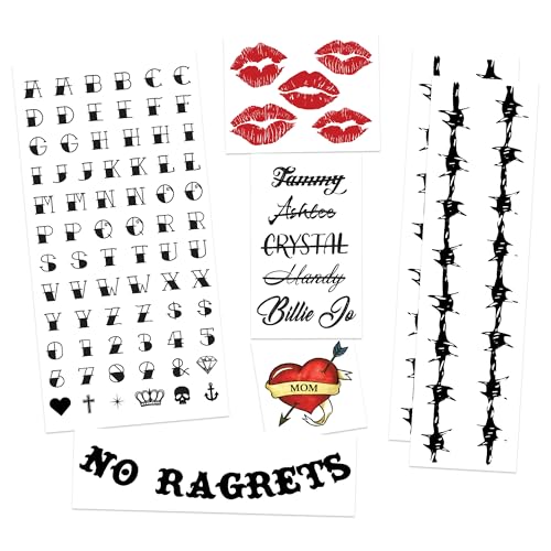 White Trash Temporary Tattoos/Easier than makeup/Perfect for Halloween/HillBilly Costume Idea