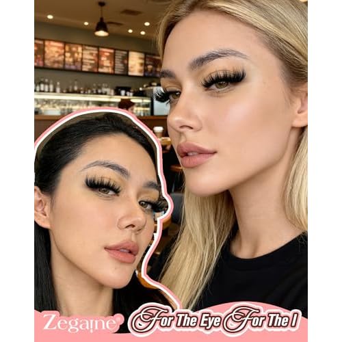 Cat Eye Lash Clusters With Spikes Manga Eyelash Clusters Wispy Cluster Eyelash Extensions C-Curly Left&Right Lash Clusters Anime Individual Lashes Pre-Mapped DIY Lash Extensions 10-18MM by Zegaine