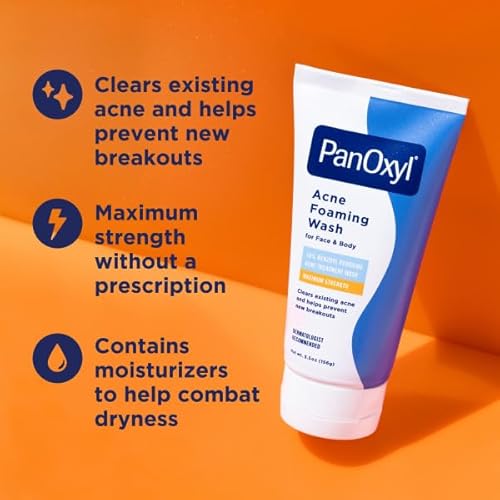 PanOxyl Acne Banishing Bundle - Acne Foaming Wash Benzoyl Peroxide 10%, Acne Banishing Body Spray with 2% Salicylic Acid & Acne Treatment Bar with 10% Benzoyl Peroxide
