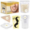 Nose Wax Kit Men and Women with 30 Applicators (20-30 Uses), Nose Hair Wax Kit for Nose & Ear Hair Removal, Painless & Fast, Long-Lasting Results Up to 5 Weeks (120g Nose Wax)