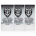 Headhunter Sunscreen Face Stick SPF 45, Waterproof Surf Sunblock for Waterman, Water-Resistant Facial Sunscreen for Ultra-Sport Protection and Solar Defense (80 min), Clear White (3 pack)