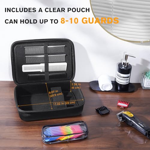 ProCase Barber Case with Washable Oilproof Inner Casing Bundle Hard Barber Accessories Case