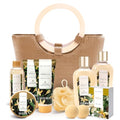 spa luxetique Bath Sets for Women Gift - 10PCS Vanilla Spa Kit, Spa Gift Baskets for Her Birthday, Mother's Day Gifts for Women, Mother, Wife, Girlfriends