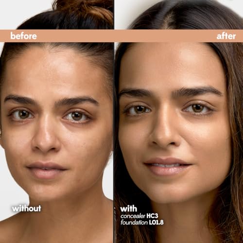 RUBY'S ORGANICS Liquid Foundation | Waterproof Full Coverage Long Lasting | Matte & Poreless, Full Coverage Blendable Normal to Oily Skin | Paraben and Synthetic Free| Shade LM 01.8, 30ml