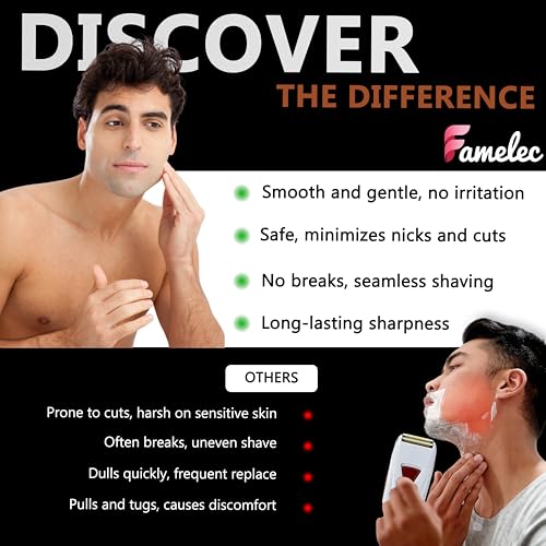 2 Pack for Andis Shaver Foil TS-1 TS-2, ProFoil Lithium Shaver Replacement Titanium Foil Assembly and Inner Cutters Compatible with Andis Smooth Shaving Cordless Shavers