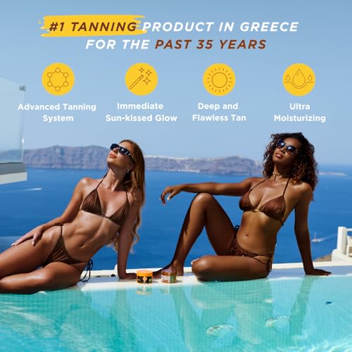 Carroten Intensive Tanning Oil Spray | Browning Tan Accelerator | Vitamin E and Carrot & Coconut Oils | Water-Resistant, Silky Hydration | Coconut Fragrance | Made in Greece | 6.7 oz
