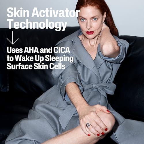 Cetaphil Skin Activator Hydrating & Firming Body Cream 12oz, Mandelic Acid (AHA) and Centella Asiatica (CICA) Cream, Hydrates and Firms Aging Skin, Anti-Aging Skincare, 12 oz