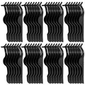 Mudder 48 Pieces False Eyelashes Applicator Tool Plastic Eyelash Extension Tweezers Fish Tail Clip Remover Tweezers Nipper Eyelash Auxiliary Clip for Women Lash Application and Removal(Black)