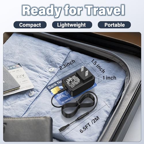 5V Hair Clipper Charger Replacement Compatible with SUPRENT Pro Clipper, Power Cord AC Adapter Fit for SUPRENT PRO Hair Clippers Professional Trimmer Charging Plug Cable DC5V 5VDC