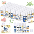 Dunzy 50 Pcs 2026 Graduation Lip Balm Bulk Gifts Graduation Party Favor Class of 2026 Lip Balm for Students High School College Classmates Celebration Party Grad Supplies(Blue)