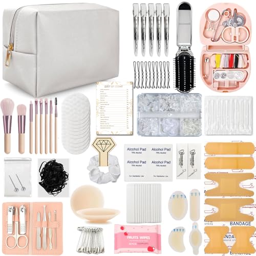 Emergency Kit for Women ? Mini Emergency Kit with 50+ Bridal Suit Essentials, Purse Essentials Kit, Wedding Day Survival Kit, Emergency Bride Kit, Women¡¯s Emergency Kit, Wedding Survival Kit