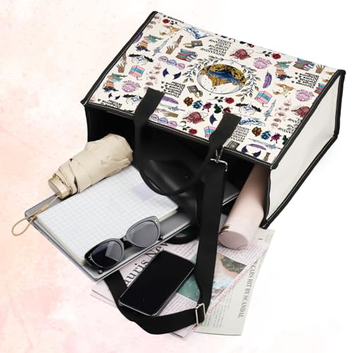 BWWKTOP Bookish Makeup Bag Book Lovers Gifts Bookworm Makeup Zipper Pouch Bag Bookish Merchandise (PHYSA BG)