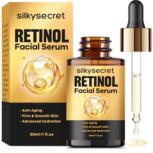 Retinol Serum for Face (1 Fl OZ), 2% Retinol + Vitamins C&E, Aging Facial Serum for Men & Women, Smooths Fine Lines, Resurfacing Potent Anti-Aging, Skincare Essential