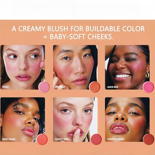 MAEPEOR Matte Blush Stick Creamy Natural Looking Finish Face Blush Long-Lasting Lightweight Buildable Blushes Stick for Cheeks (06 Bronze Glow)