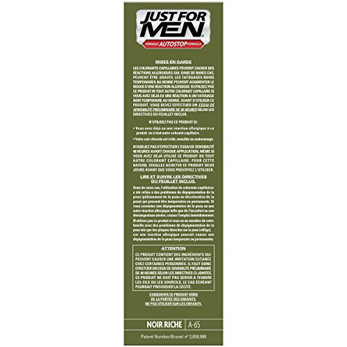Just For Men Autostop, Gray Hair Coloring for Men with Comb Applicator