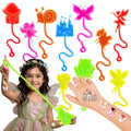 48PCS Fairy Party Favors - 24PCS Fairy Temporary Tattoos & 24PCS Fairy Stick Hands - Perfect Birthday Favors, Goodie Bag Stuffers, Treasure Box Toys, Classroom Prizes, and Student Gifts