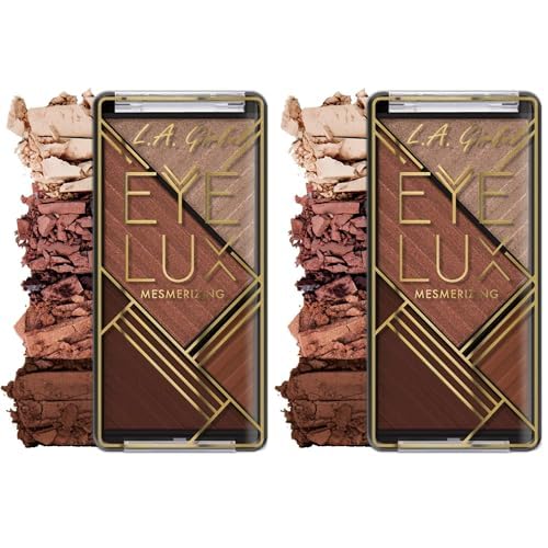 L.A. Girl Eye Lux Eyeshadow, Harmonize GES461 (Pack of 2)