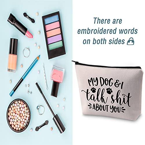 WCGXKO Musical Lover Gift Character Zipper Pouch Makeup Bag (EAT SLEEP HA CR)