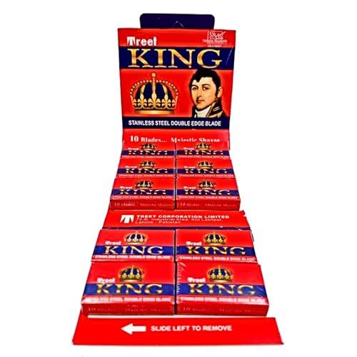 100 Treet King Double Edge Razor Blades