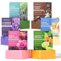 SHVYOG Natural Soap Bar Gift Set, 6PCS Soap with Organic Ingredients & Essential Oils, Cleanses & Softens Skin, Moisturizing, Gifts for Women, Body Wash & Face - 100G*6