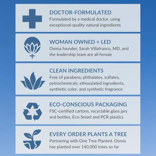 Osmia Skincare - Natural Purely Simple Face Cream For Sensitive + Reactive Skin | Apricot Kernel, Kukui, Rose, Chamomile Oils + Aloe | Clean Beauty For Healthy Skin (1.7 oz | 50 ml) NEW PACKAGING
