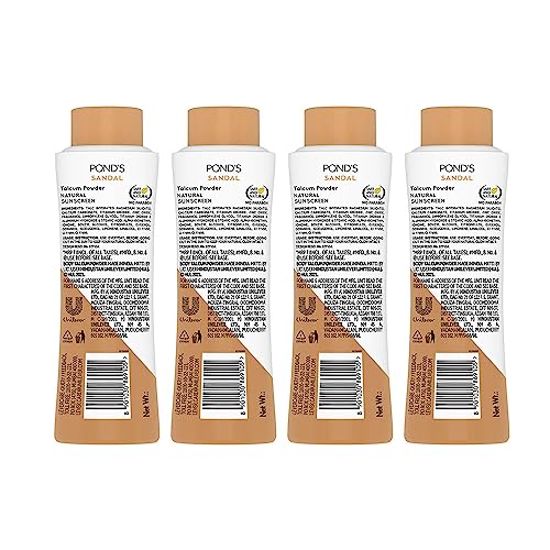 Pack of 4 - Pond's Sandal Talcum Powder -15g