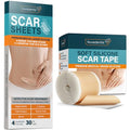 Nuvadermis Scar Sheets & Tape Bundle - 60-Day Supply for Comprehensive Scar Treatment