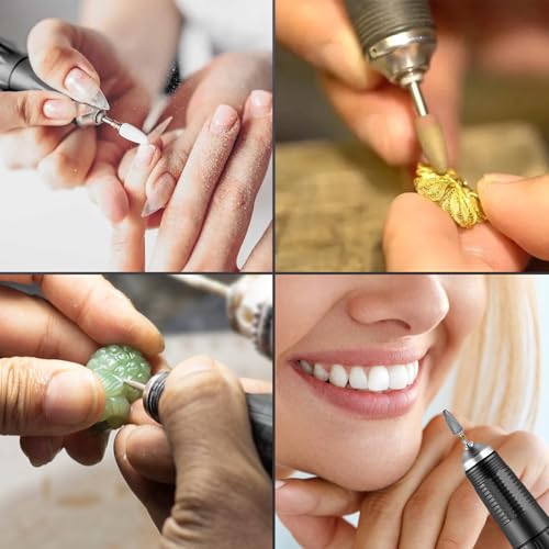 45000RPM Professional Nail Drill Handle, 102L Micro Motor for Nail, Lab, Jewelry, Ceramics, Silicone, Glasswork, Artware, Woodcarving