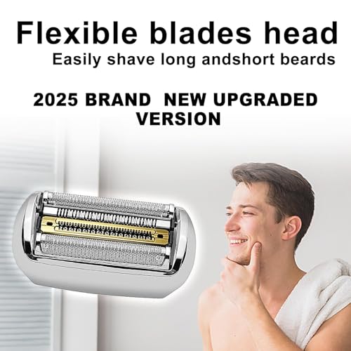 2packs 92S Electric Replacement Shaver Head Series 9 Accessories Shaver Compatible with Braun Series 9 Electric Razors 9290cc, 9291cc, 9370cc, 9293s, 9385cc, 9390cc, 9330s, 9296cc (Upgraded ver.)