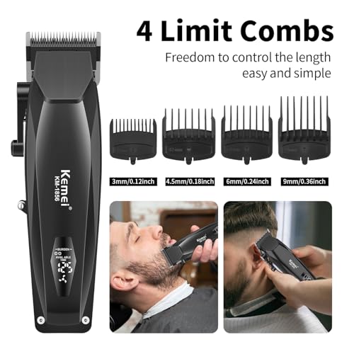 Beard Trimmer for Men, Electric Razor Shaver, Waterproof Electric Razor for Men, Hair Trimmer, Nose Hair Trimmer, Cordless Hair Clippers, Adjustable Beard Grooming Kit